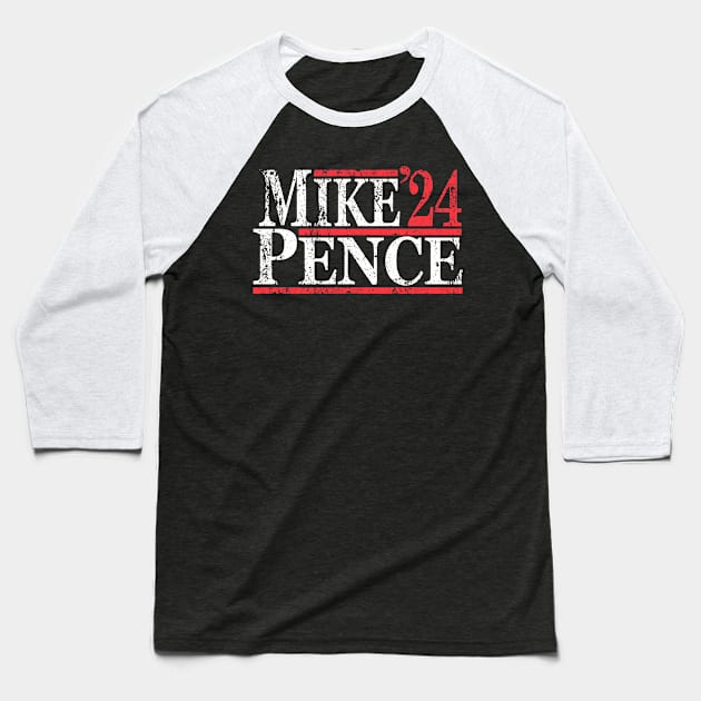 Vintage Mike Pence 2024 Baseball T-Shirt by Etopix